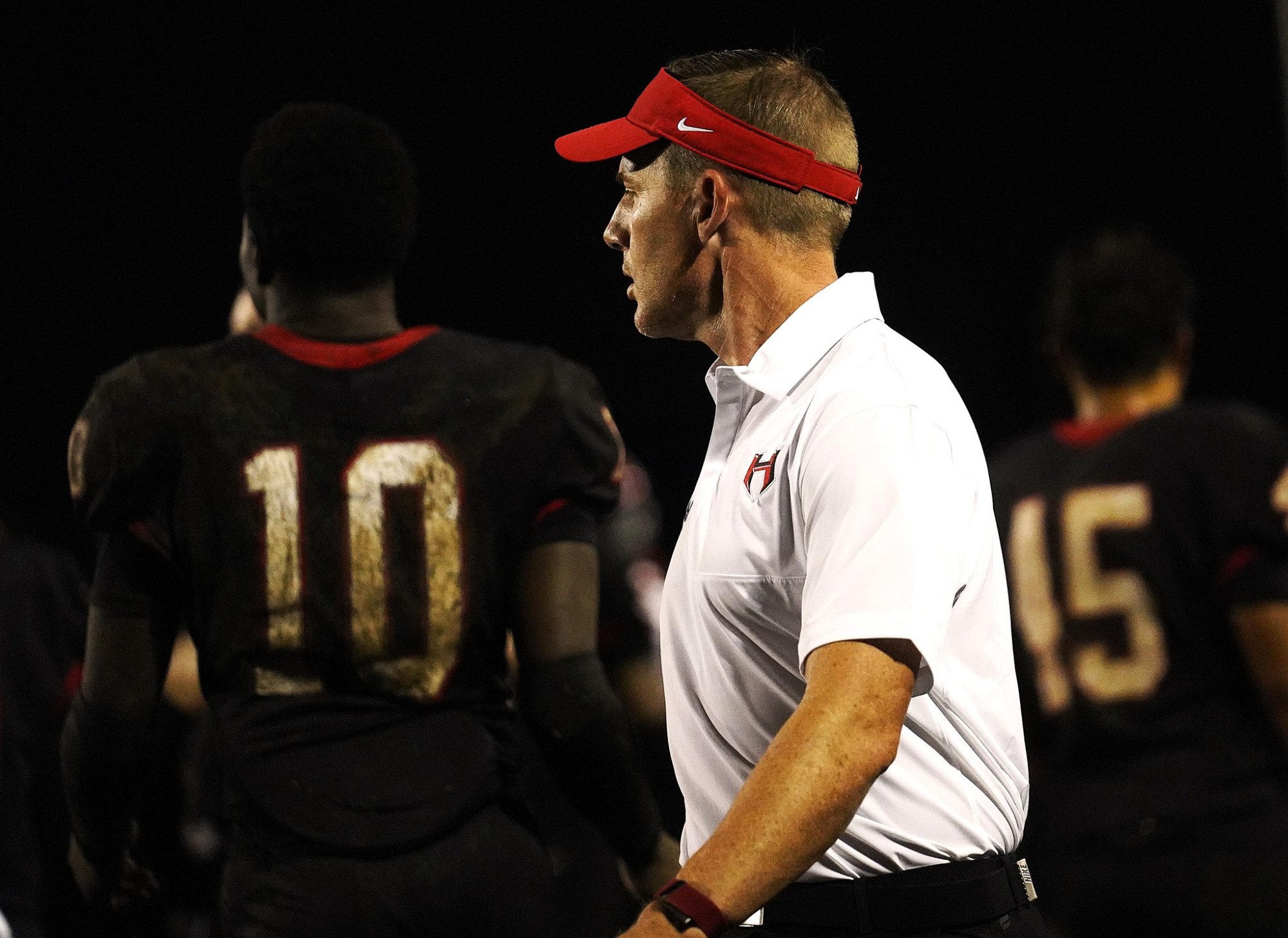 Corey Watson on the sideline