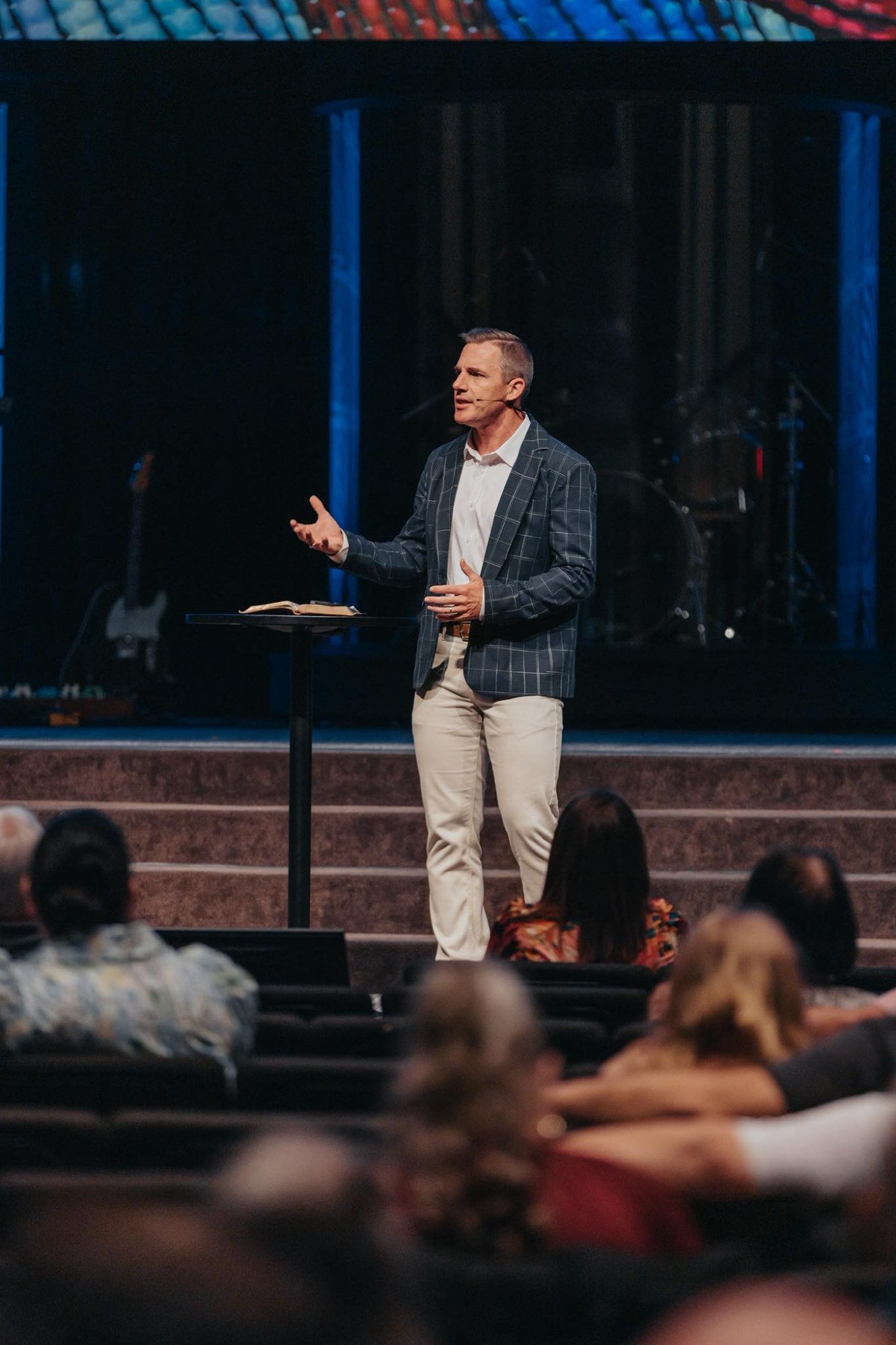 Corey Watson preaching at Alice Drive Baptist Church